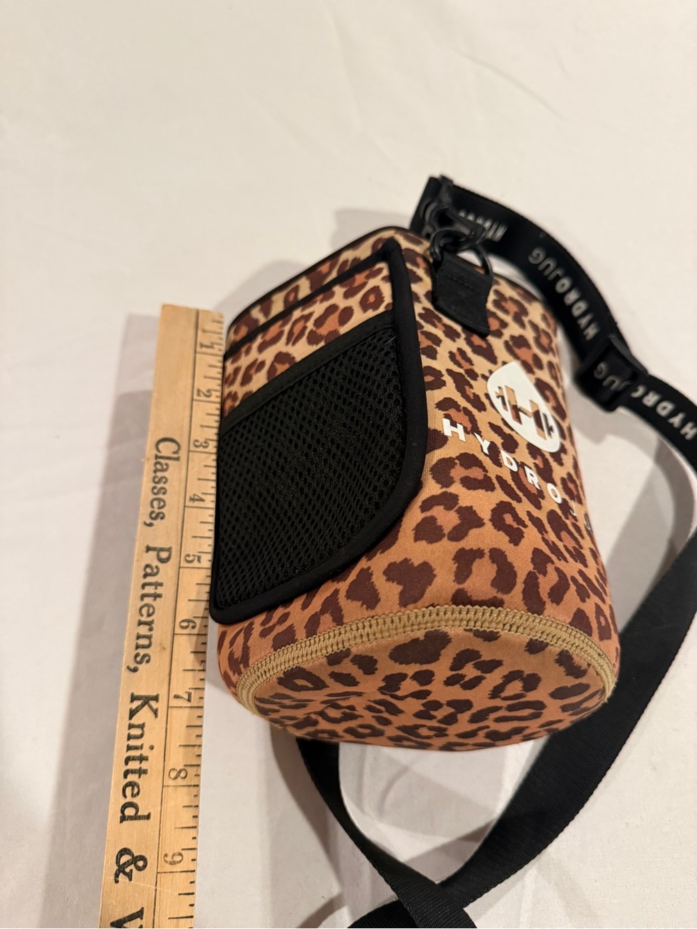 HydroJug Pro Leopard Print Neoprene Bottle Carrier w strap sleeve y2k cheetah - Picture 8 of 9